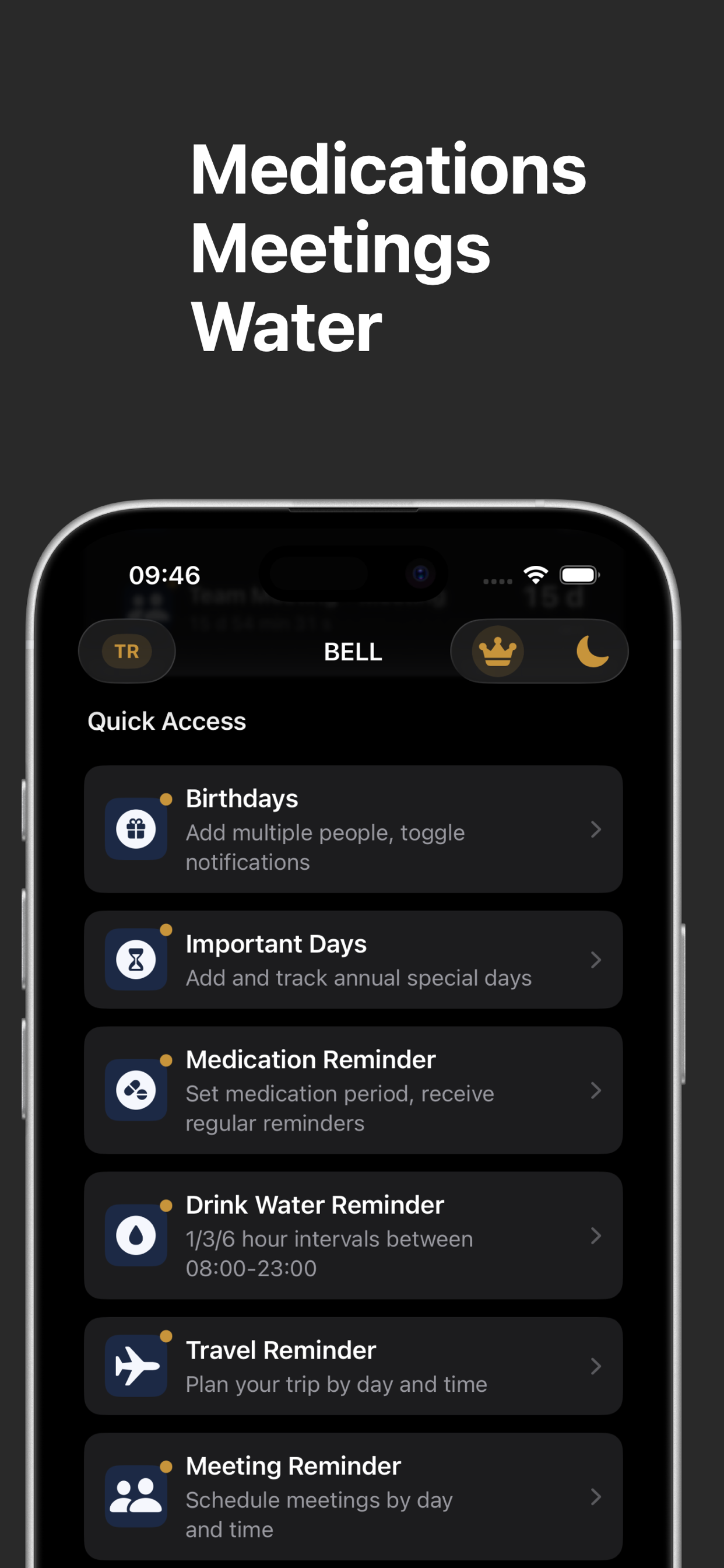 BELL Reminder