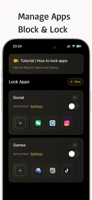 BlockAppTime-ScreenTime screenshot 1