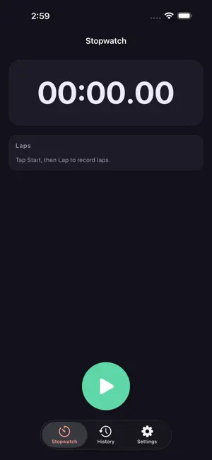 Stopwatch: Laps & Timer screenshot 1