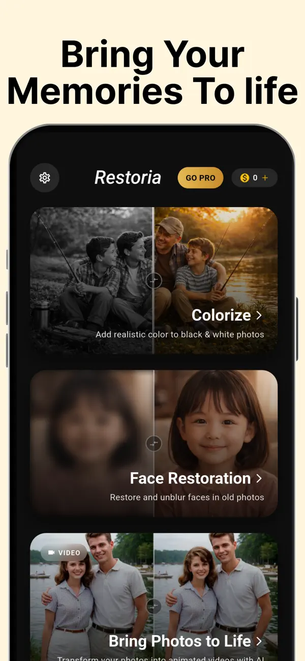 Screenshot #1 pour Old Photo Restore :Restoria AI