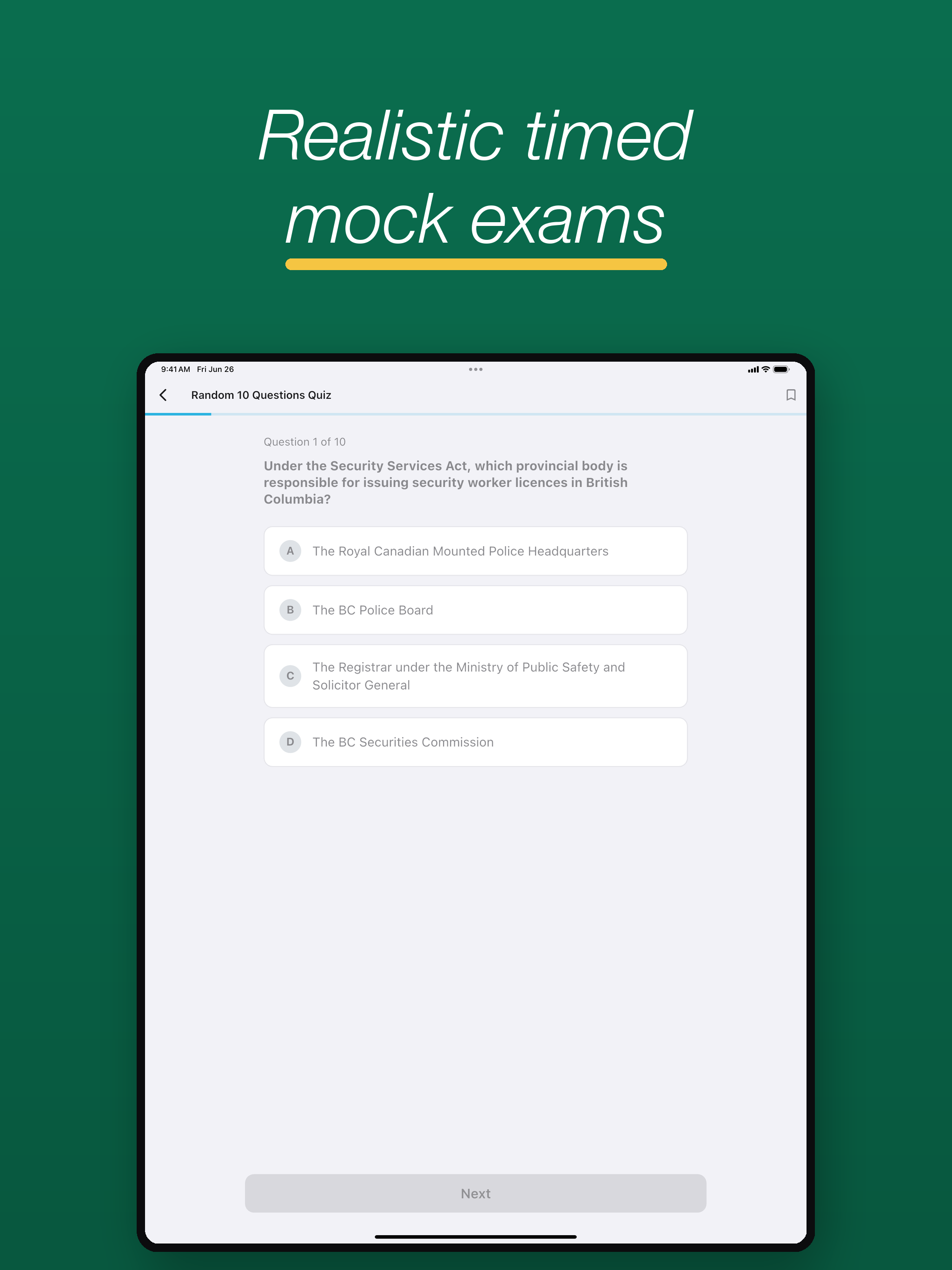 BC Security Guard Exam Prep screenshot 10
