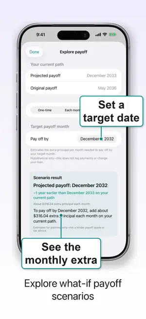 LoanTrail Mortgage Tracker screenshot 2