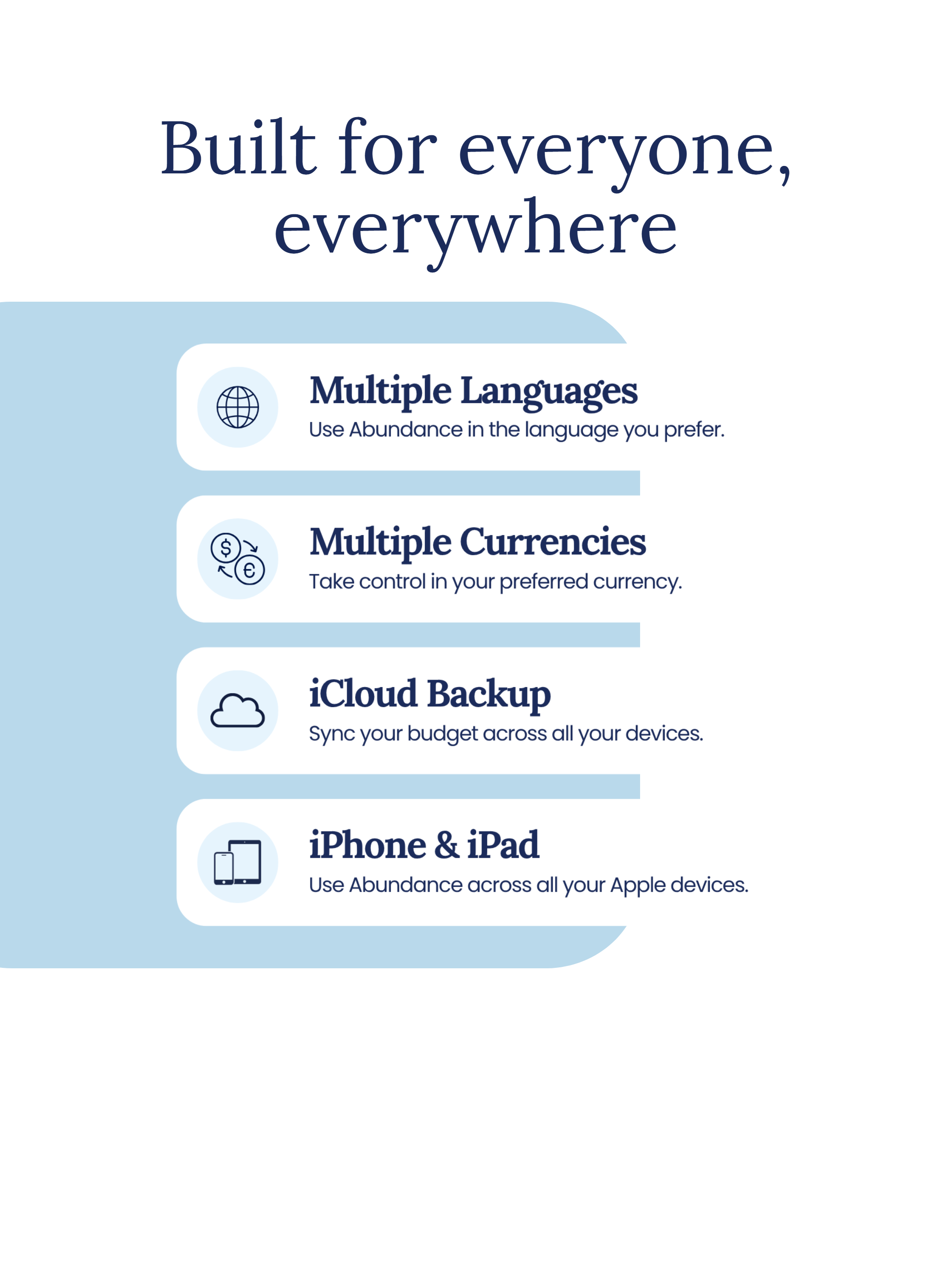 Abundance: Budget Planner