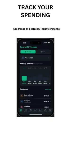 SpendAI Tracker screenshot 1