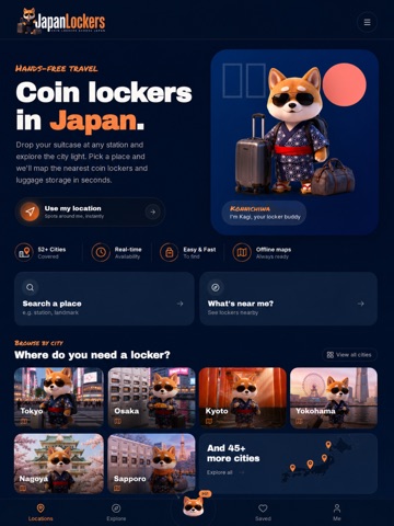 Japan Lockers - Coin Lockers iPad screenshot