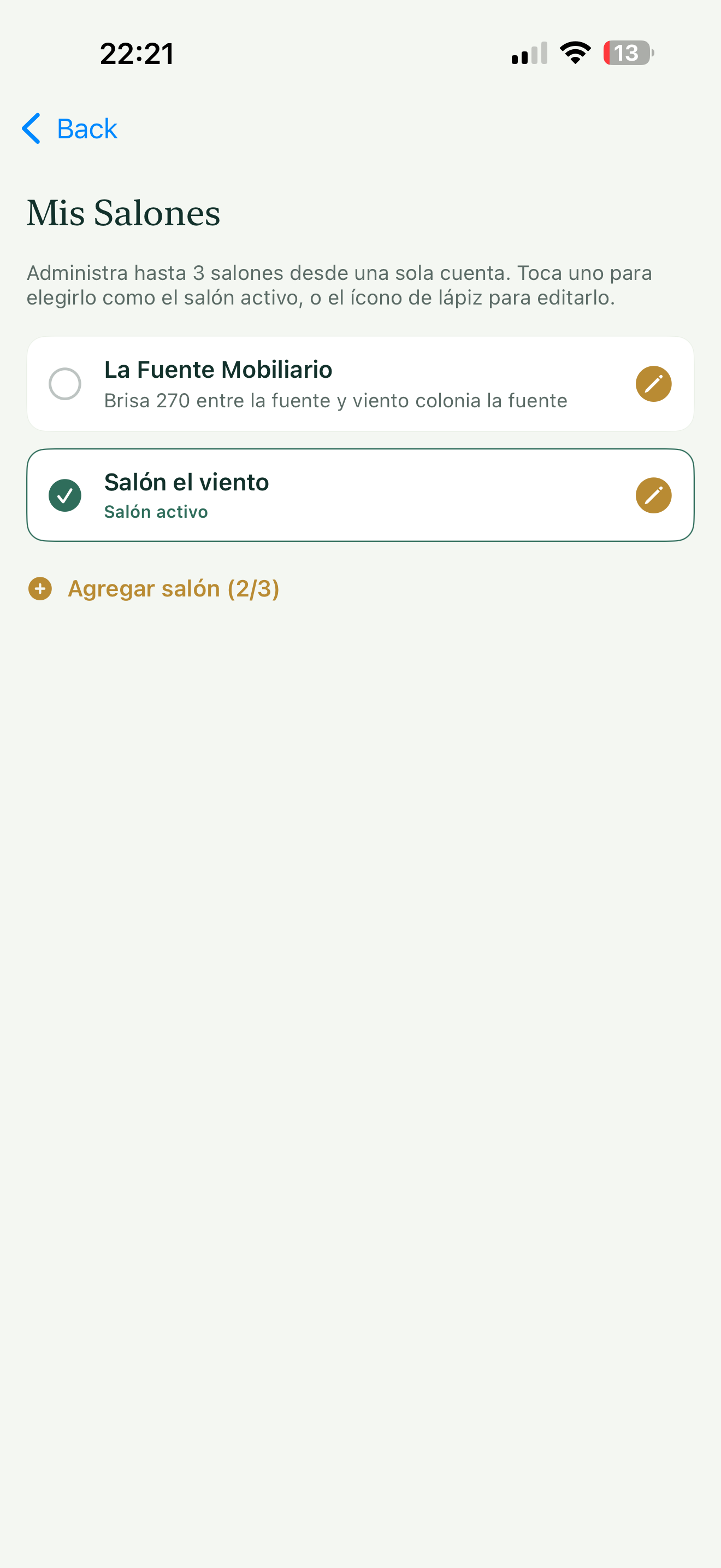 MiSalonPro screenshot 2