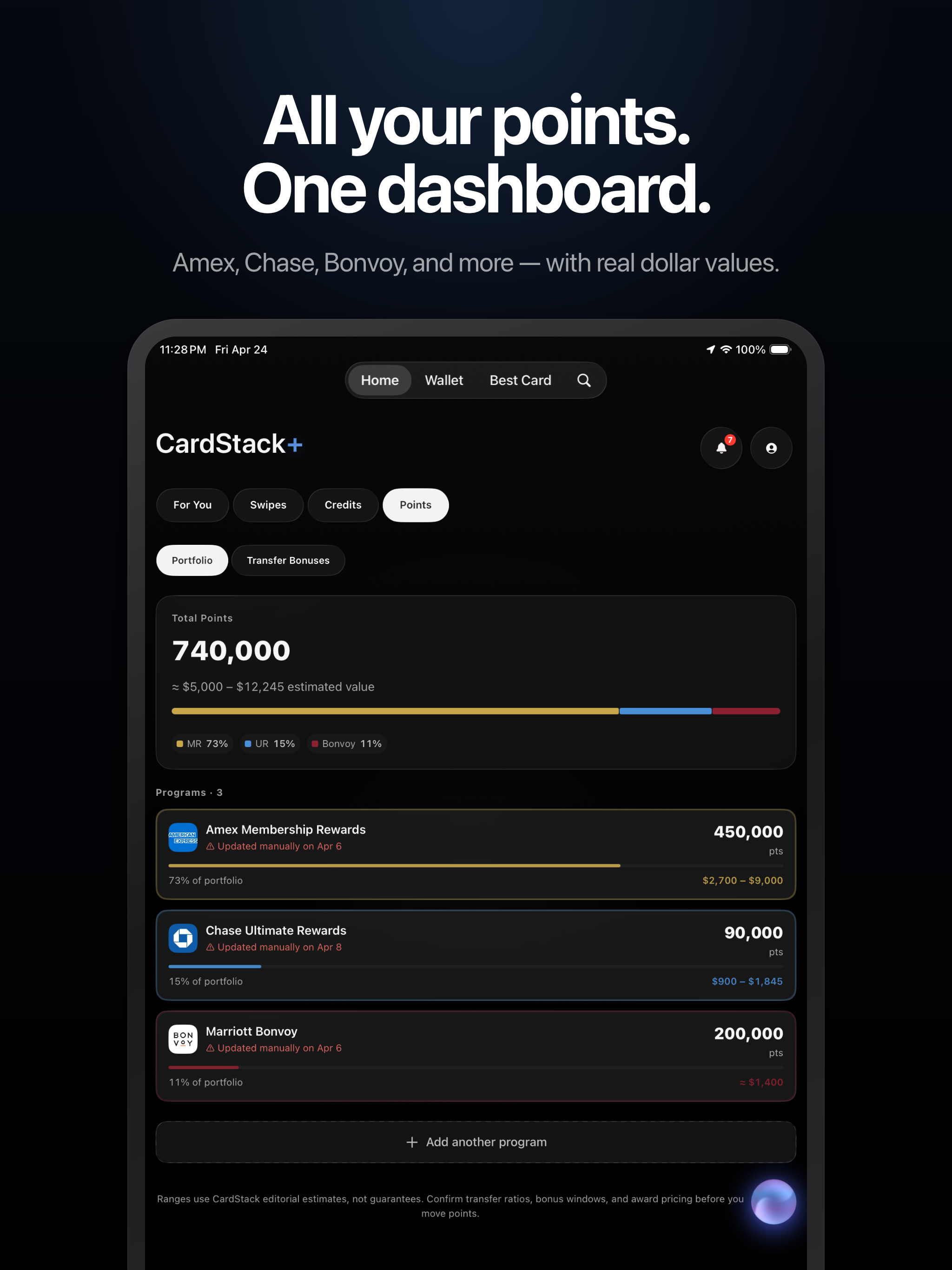 Credit Card Tracker: CardStack screenshot 16