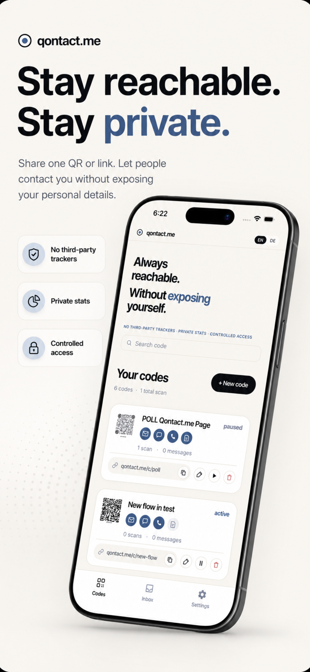 qontact.me: Private QR Contact screenshot 6