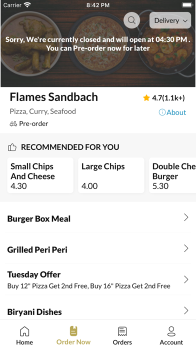 Flames Sandbach Screenshot