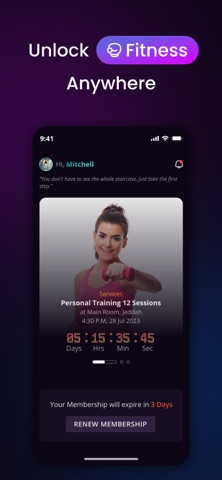 The Greens Fitness iPhone screenshot