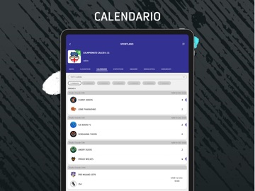 Sportland iPad screenshot