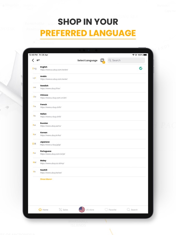 Ubuy: International Shopping iPad screenshot 8 - Shopping app