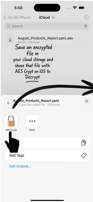 AES Crypt screenshot 2