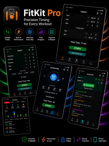 FitKit Pro iPad screenshot