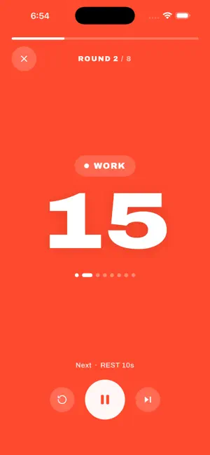 Ritmo: Jump Rope HIIT Timer screenshot 3