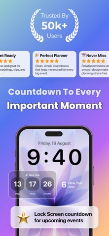 CountX: Countdown & Reminders screenshot