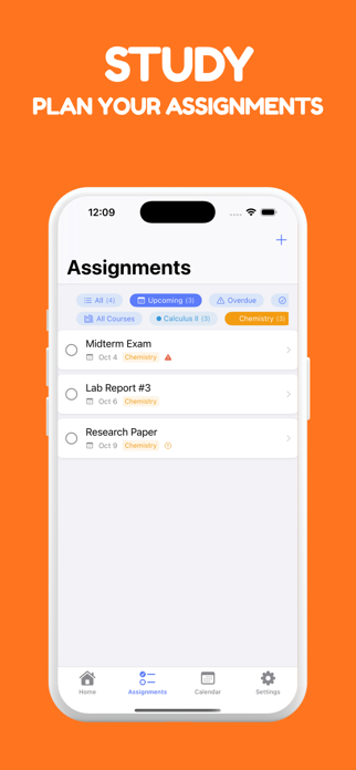 Homework Tracker: StuFocus Screenshot 2 of 5