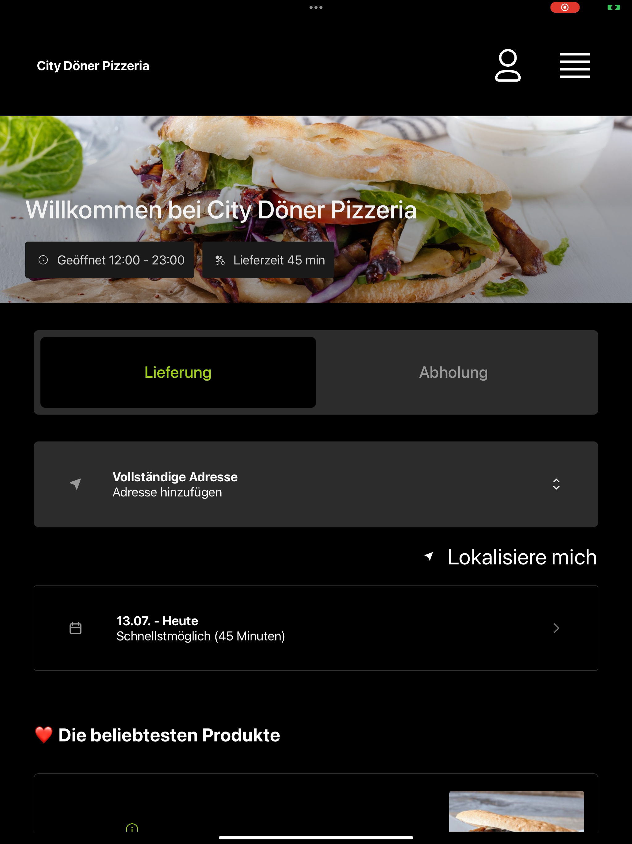 City Döner Pizzeria screenshot 10