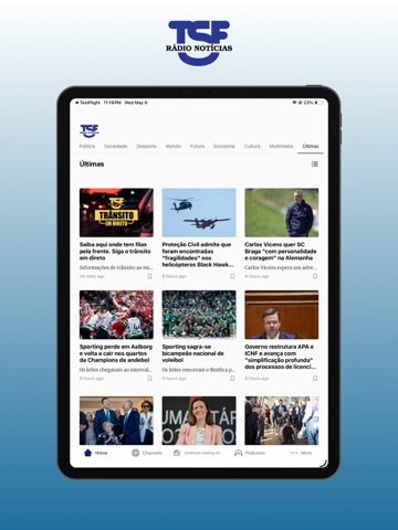 TSF iPad screenshot 1