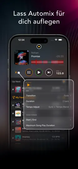 Screenshot von Djay - DJ App & AI Mixer auf dem iPhone 5