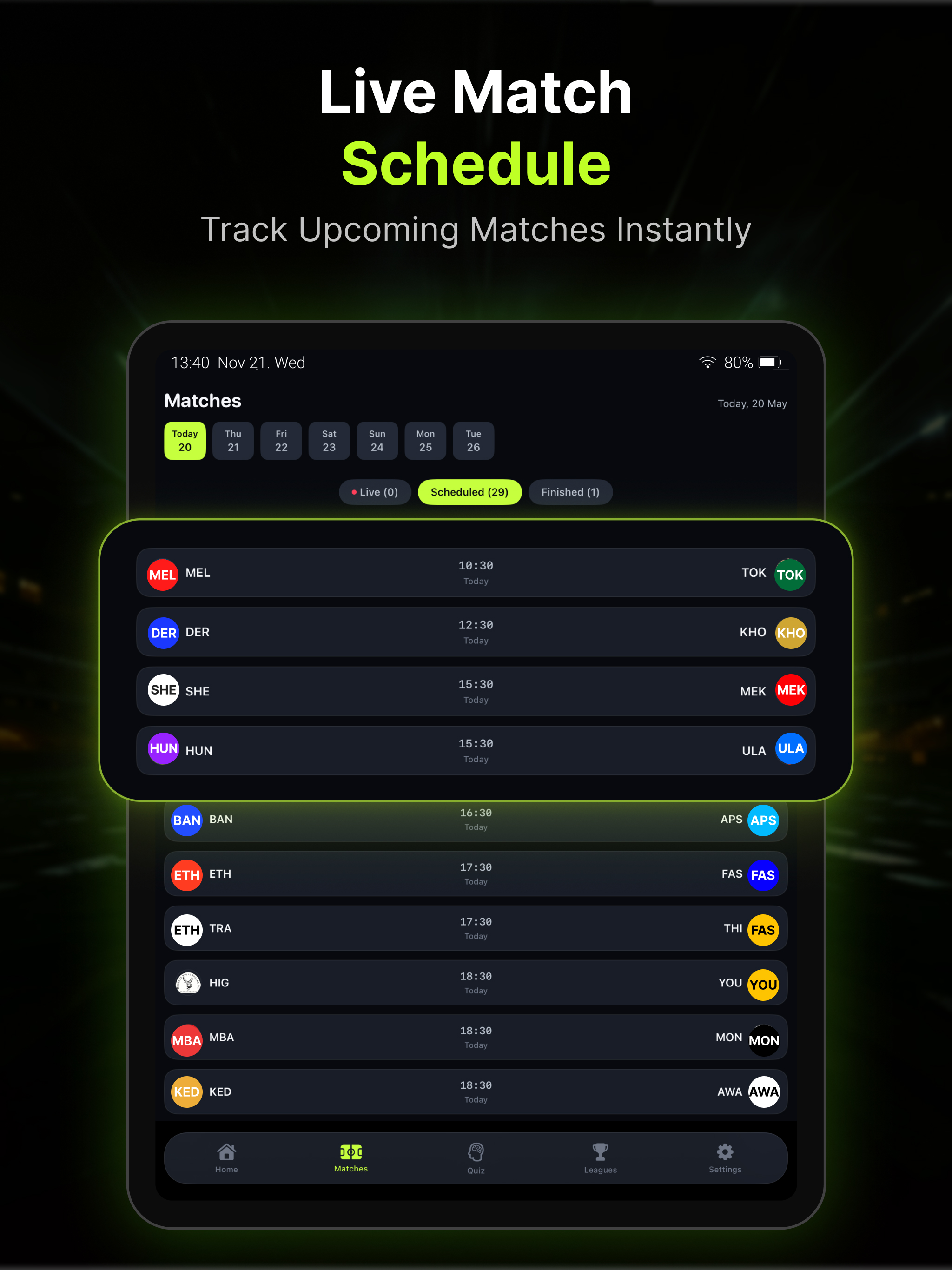 Live Football Score 2026