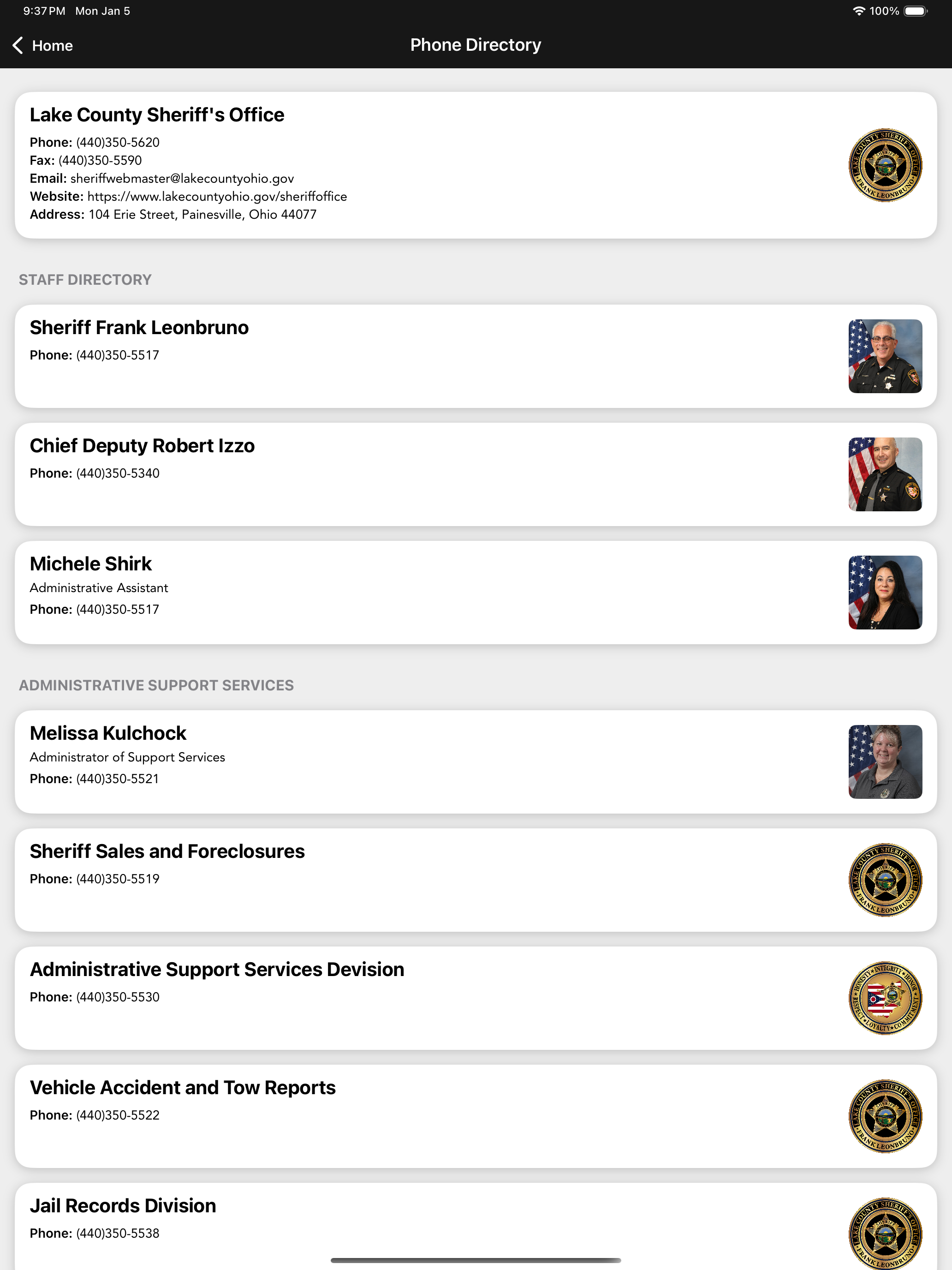 Lake Co. OH Sheriff's Office