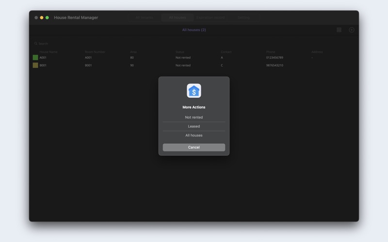 House Rental Manager screenshot 3