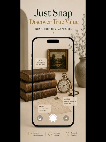 Antique Snap: Value Scanner iPad screenshot