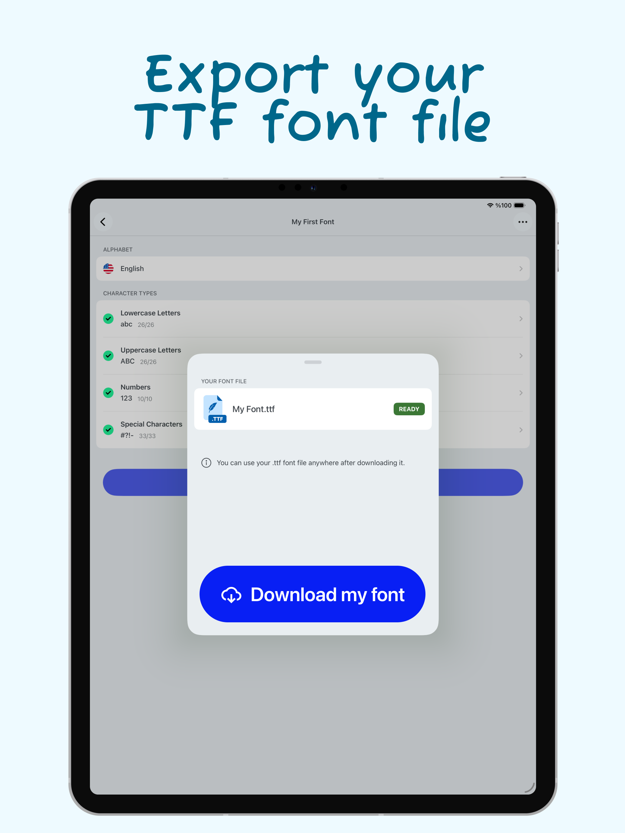 Font Maker: Create Your Font