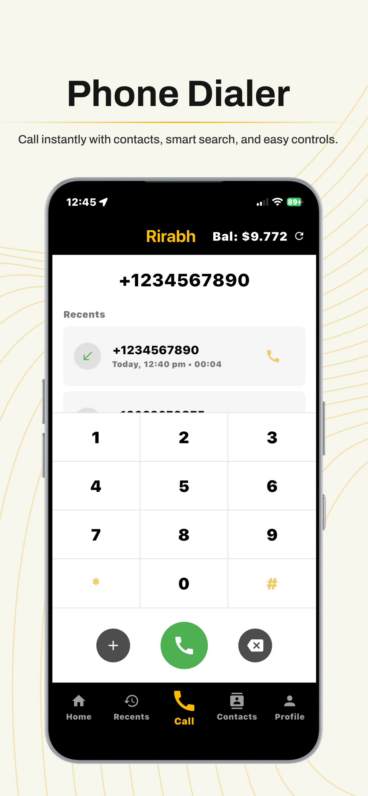 Rirabh Softphone screenshot 3