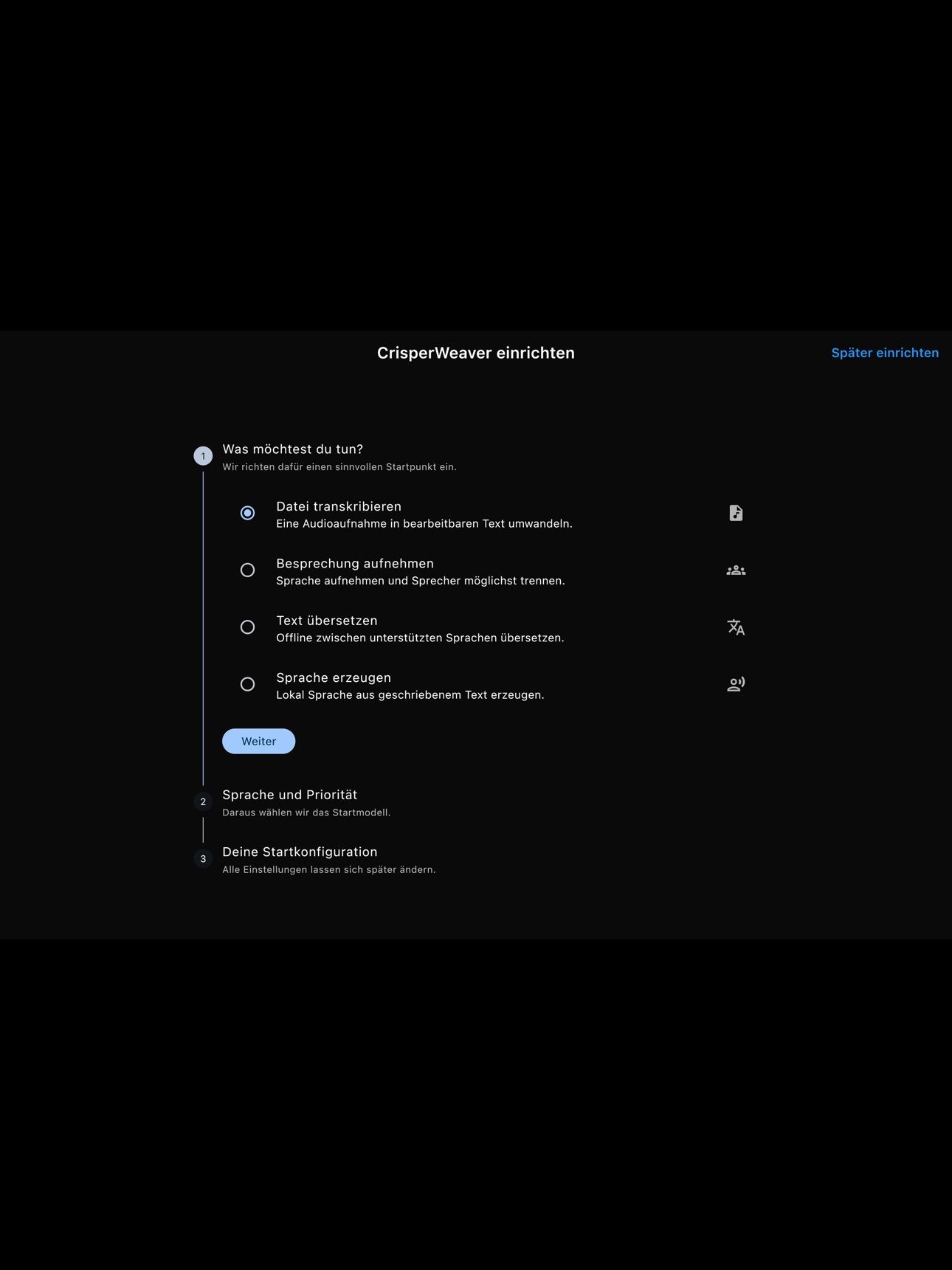 Screenshot 4 of CrisperWeaver