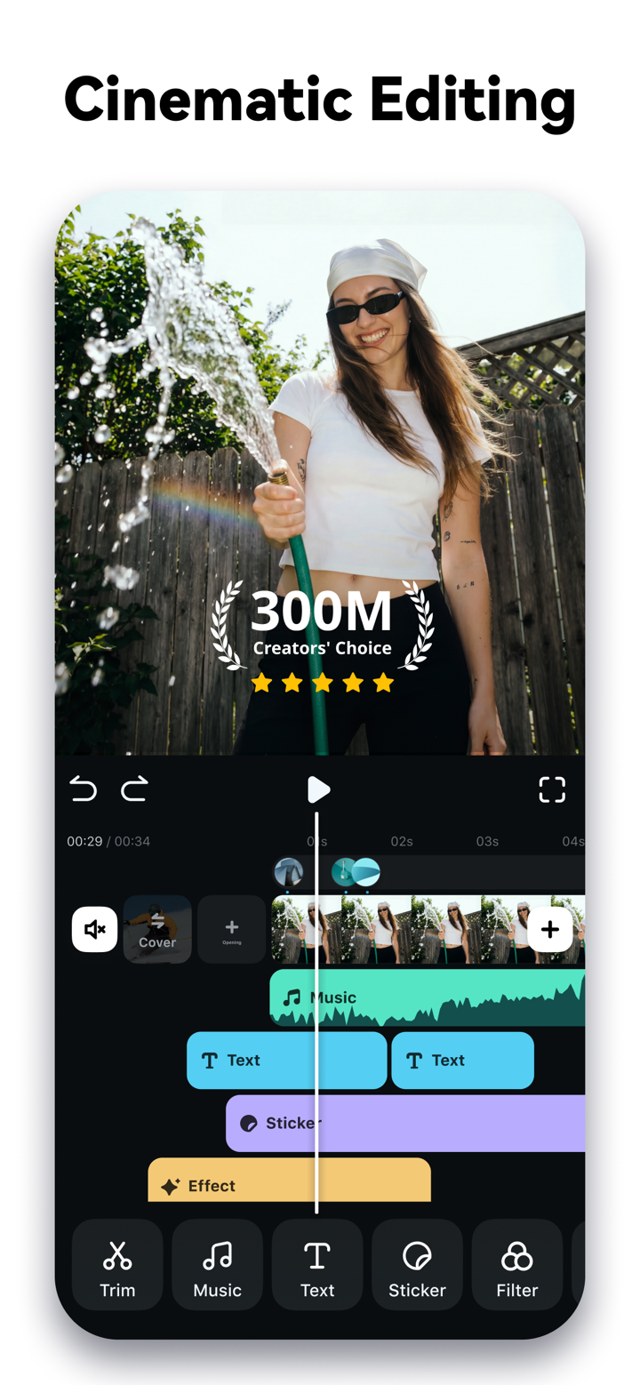 Filmora: AI Video Editor&Maker screenshot 1