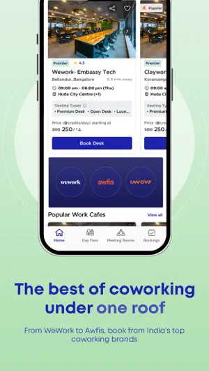 myHQ: Coworking Spaces screenshot 3