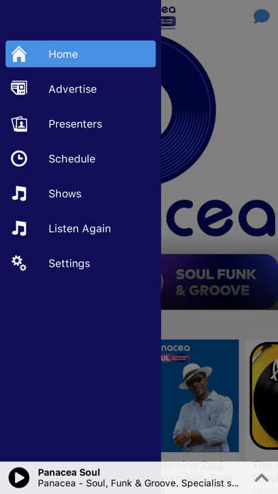 Panacea Soul Radio Screenshot