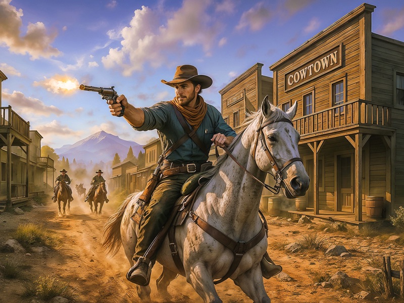 Juego simulación pelea vaquero screenshot 12