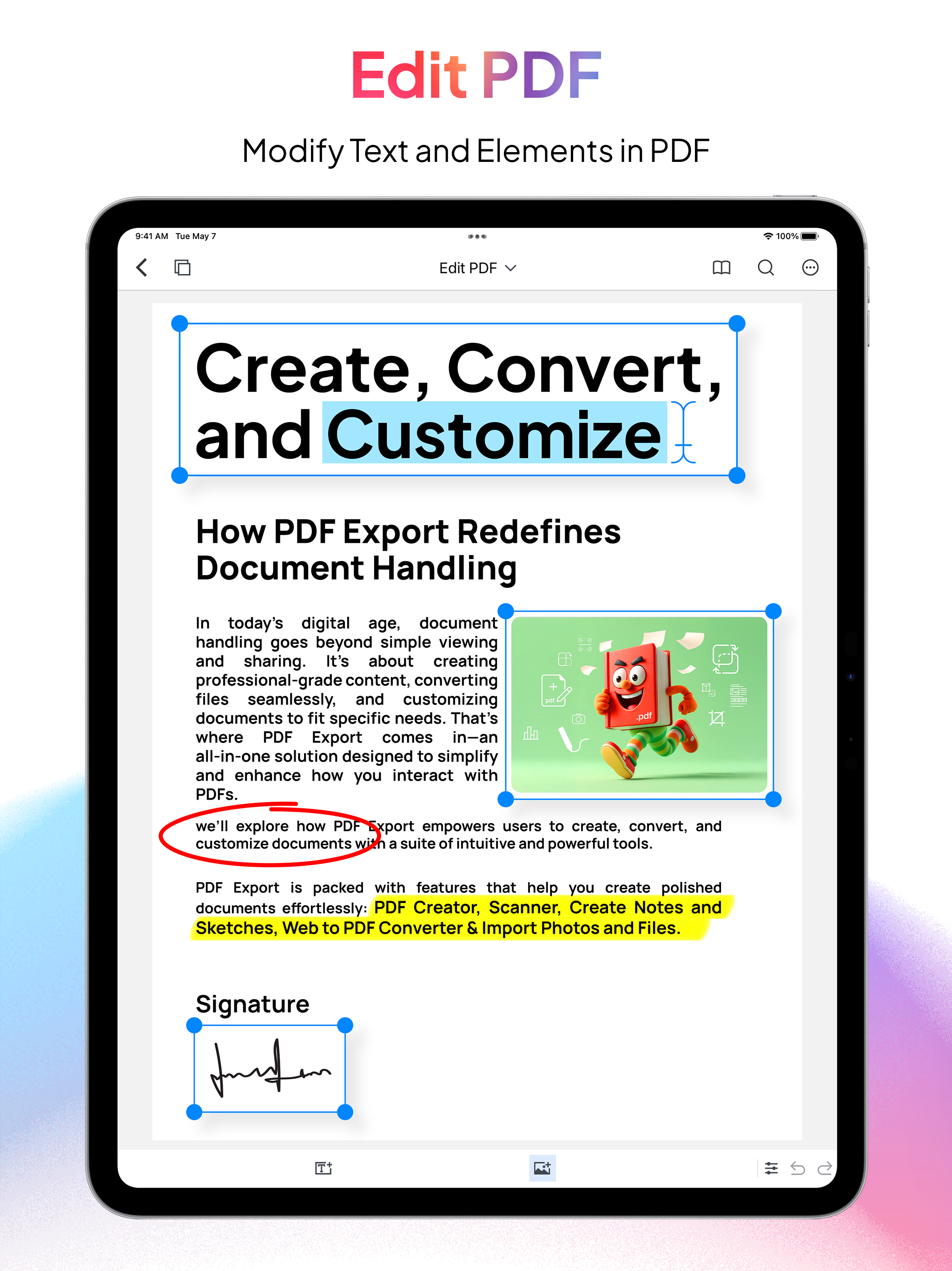 PDF Export: Scan, Merge & Sign screenshot 14