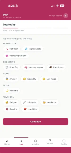 Peri Health screenshot 3