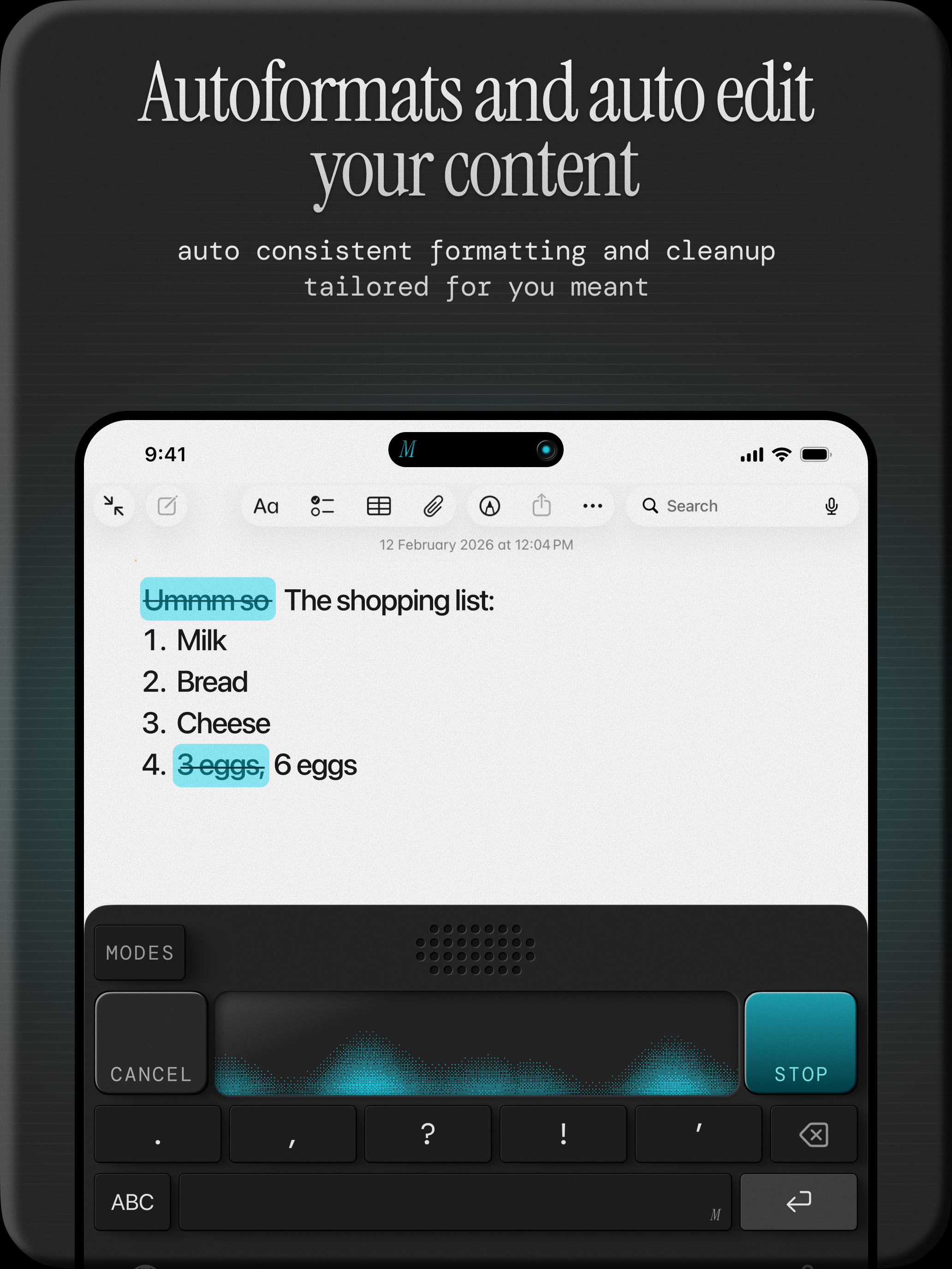 Monologue: Smart Dictation