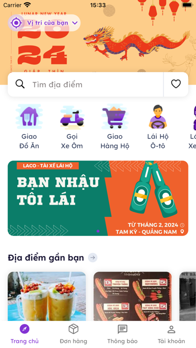 Laco - Gọi đồ ăn, gọi xe Screenshot