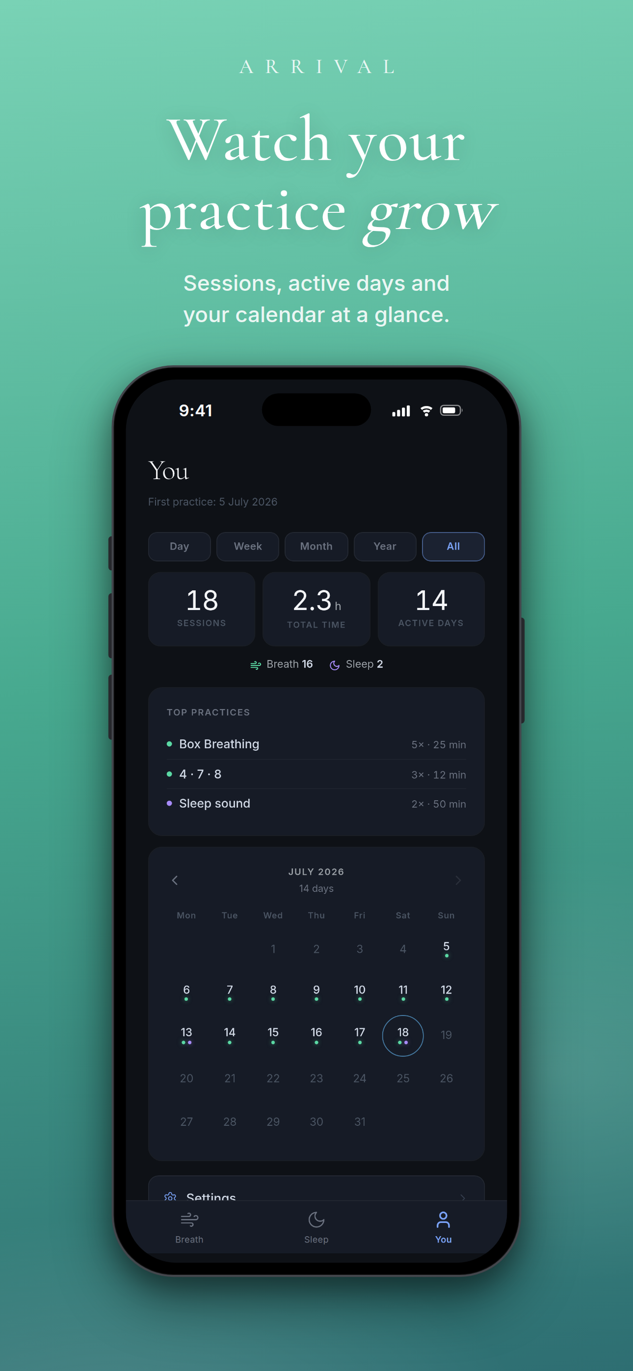 Arrival: Breathing & Sleep screenshot 7