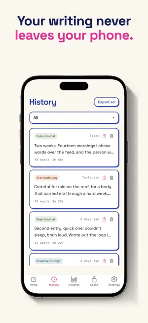 WritersLock: Journal & Block screenshot 4