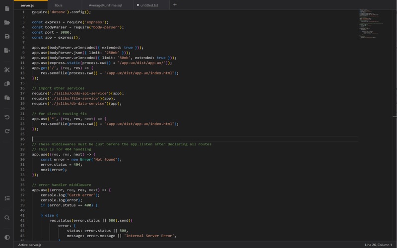 Notepad-X app screenshot