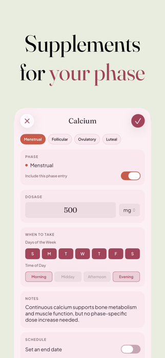 Cycl - Supplement Tracker Screenshot 4 of 4