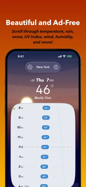 Sunroof - Weather Forecasts iPhone screenshot 4