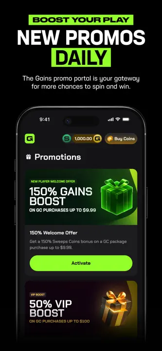 Gains.com - Casino Games screenshot 3