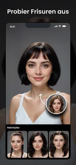Screenshot von AI Face Swap Video, Filter auf dem iPhone 5