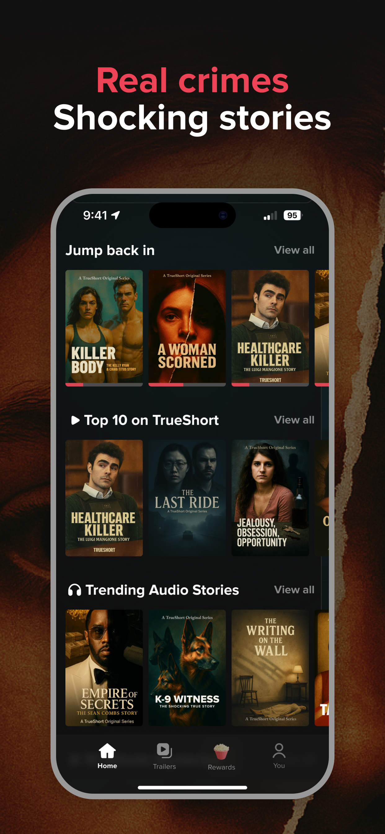 TrueShort - Stream True Crime 商店截图 3