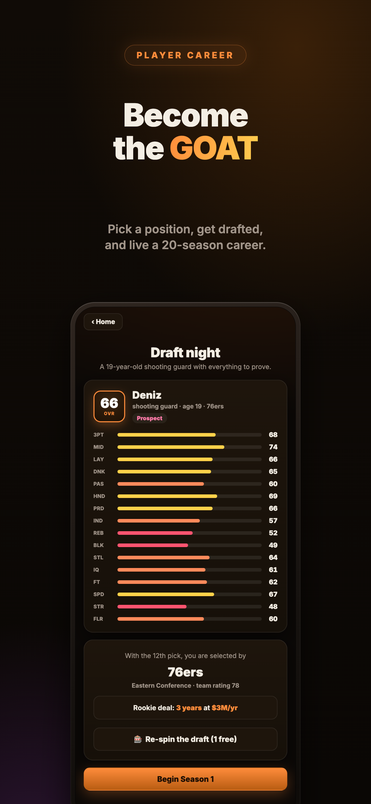 Basketball Dynasty: Career Sim screenshot 7