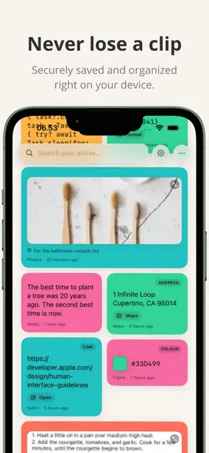 Arkive - Clipboard Manager screenshot 2