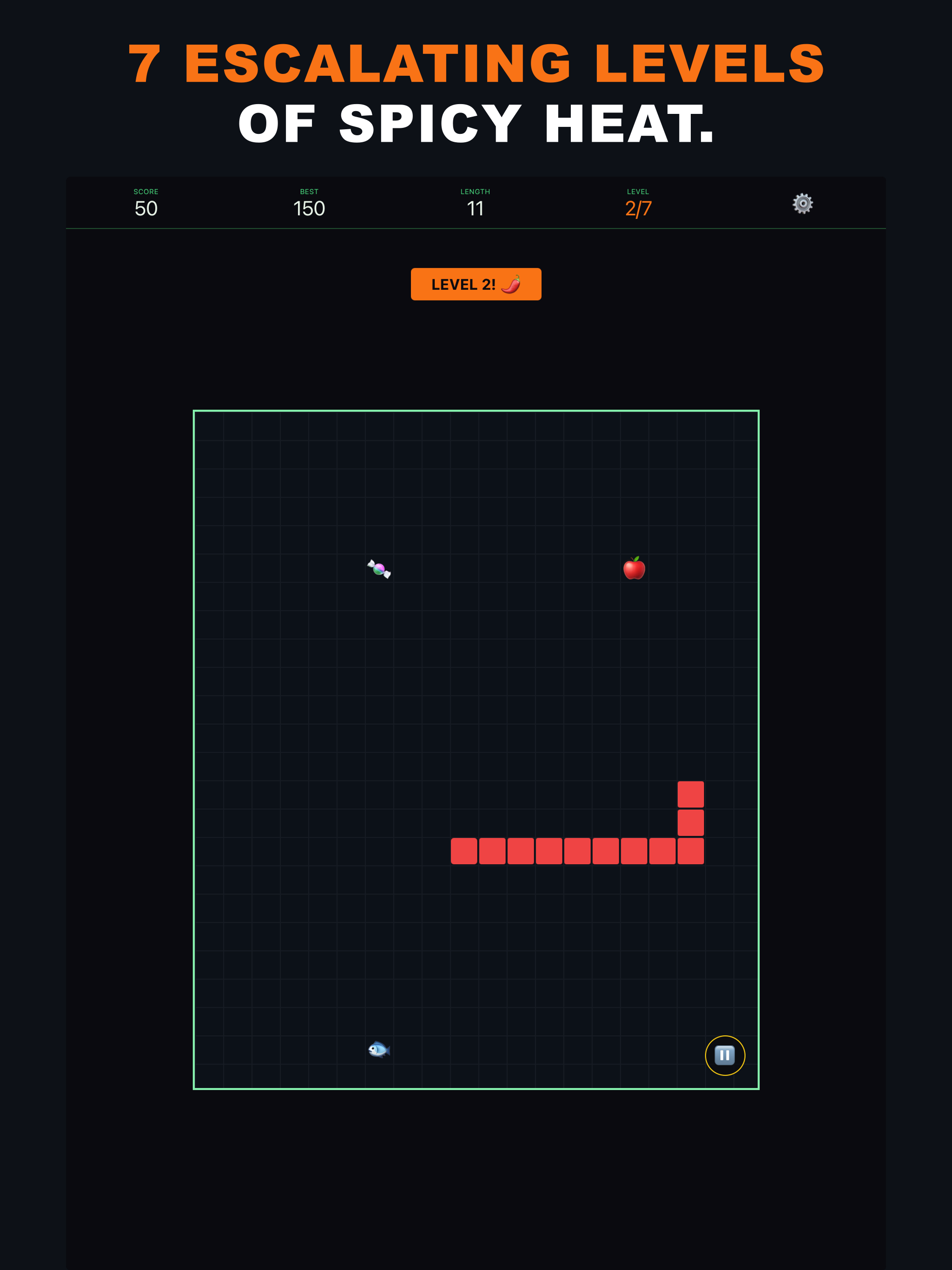 NomNomSnake: Hungry Snake Game screenshot 8